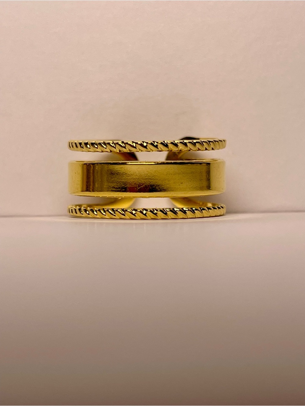 Gold Triple Band Ring
